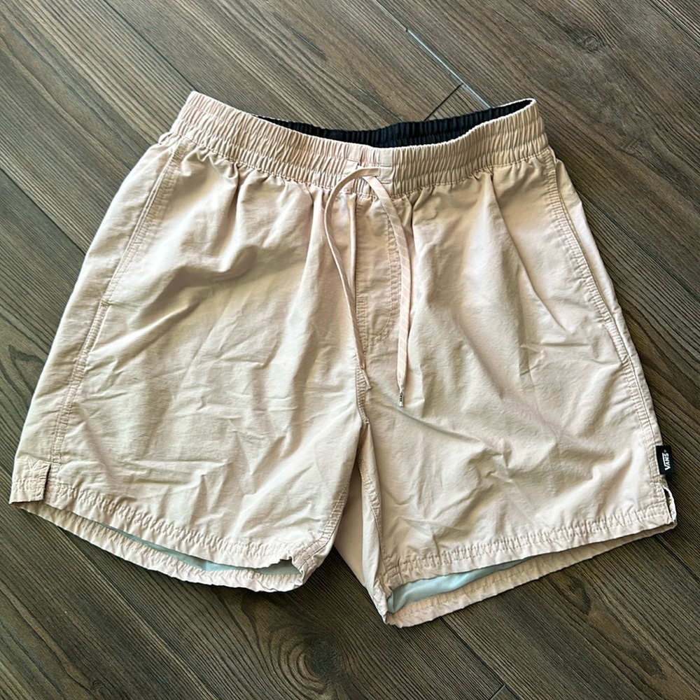 Vans Men’s shorts. All-weather. Light blush pink color